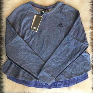 NEW Adidas Women’s Sweatshirt Blue XL